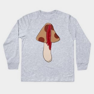 Mushroom guts Kids Long Sleeve T-Shirt